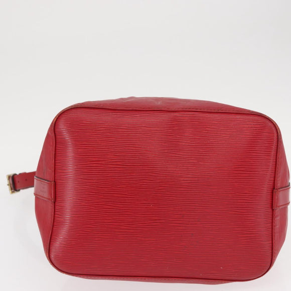 LOUIS VUITTON Epi Petit Noe Shoulder Bag Red M44107 LV Auth 157304