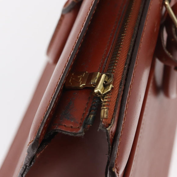 LOUIS VUITTON Epi Riviera Hand Bag Brown M48183 LV Auth 157305