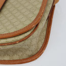 CELINE Macadam Canvas Shoulder Bag PVC Beige Gold Auth 157310-14