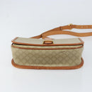 CELINE Macadam Canvas Shoulder Bag PVC Beige Gold Auth 157310-5