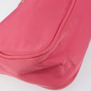 PRADA Hand Pouch Nylon Pink Auth 157315V-15