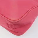 PRADA Hand Pouch Nylon Pink Auth 157315V-16