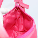 PRADA Hand Pouch Nylon Pink Auth 157315V-20
