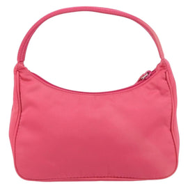 PRADA Hand Pouch Nylon Pink Auth 157315V - 0