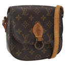 LOUIS VUITTON Monogram Saint Cloud PM Shoulder Bag M51244 LV Auth 157323-1