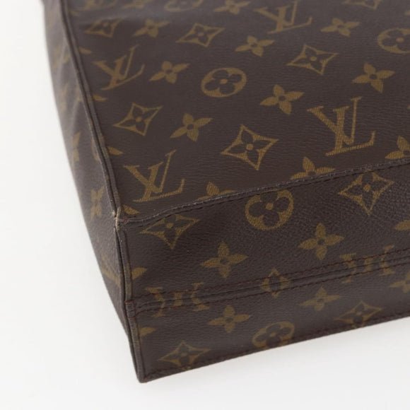LOUIS VUITTON Monogram Sac Plat Hand Bag M51140 LV Auth 157326