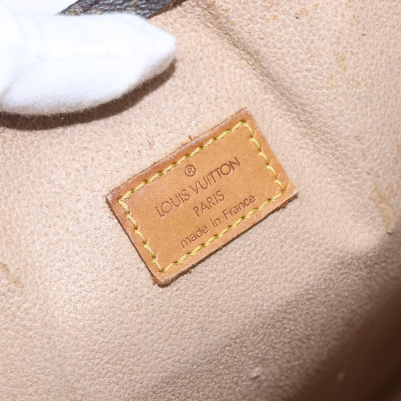 LOUIS VUITTON Monogram Sac Plat Hand Bag M51140 LV Auth 157326