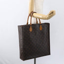 LOUIS VUITTON Monogram Sac Plat Hand Bag M51140 LV Auth 157326-19