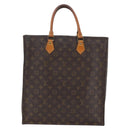 LOUIS VUITTON Monogram Sac Plat Hand Bag M51140 LV Auth 157326-13