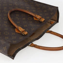 LOUIS VUITTON Monogram Sac Plat Hand Bag M51140 LV Auth 157326-6