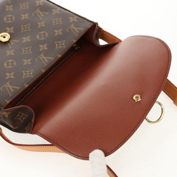 LOUIS VUITTON Monogram Saint Cloud GM Shoulder Bag M51242 LV Auth 157327V