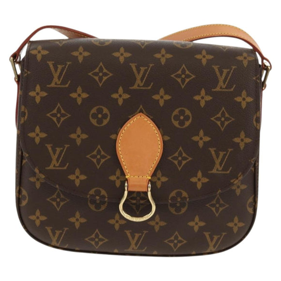 LOUIS VUITTON Monogram Saint Cloud GM Shoulder Bag M51242 LV Auth 157327V