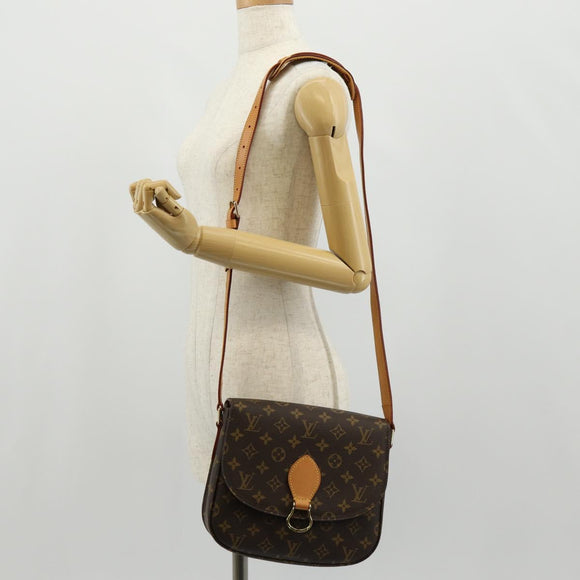 LOUIS VUITTON Monogram Saint Cloud GM Shoulder Bag M51242 LV Auth 157327V