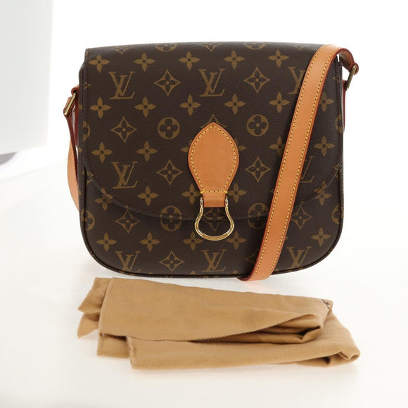 LOUIS VUITTON Monogram Saint Cloud GM Shoulder Bag M51242 LV Auth 157327V