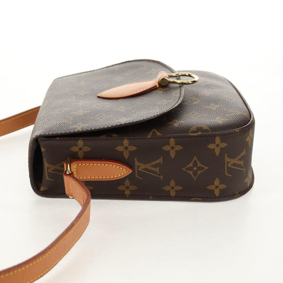 LOUIS VUITTON Monogram Saint Cloud GM Shoulder Bag M51242 LV Auth 157327V