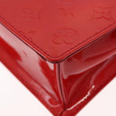 LOUIS VUITTON Monogram Vernis Spring Street Hand Bag Red M91135 Auth 157329SAV-17