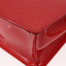 LOUIS VUITTON Monogram Vernis Spring Street Hand Bag Red M91135 Auth 157329SAV-19