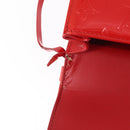 LOUIS VUITTON Monogram Vernis Spring Street Hand Bag Red M91135 Auth 157329SAV-9