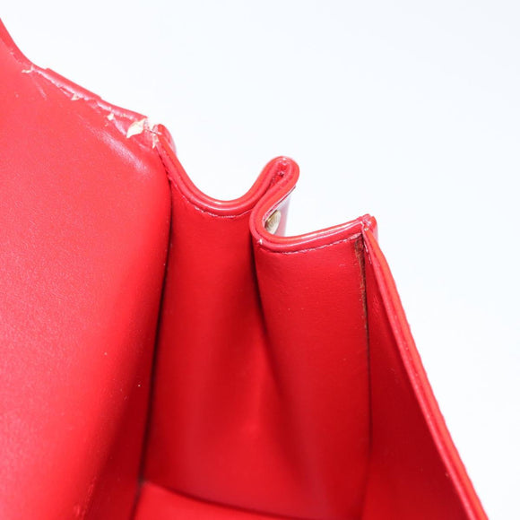 LOUIS VUITTON Monogram Vernis Spring Street Hand Bag Red M91135 Auth 157329SAV