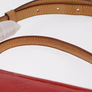 LOUIS VUITTON Monogram Vernis Spring Street Hand Bag Red M91135 Auth 157329SAV-14