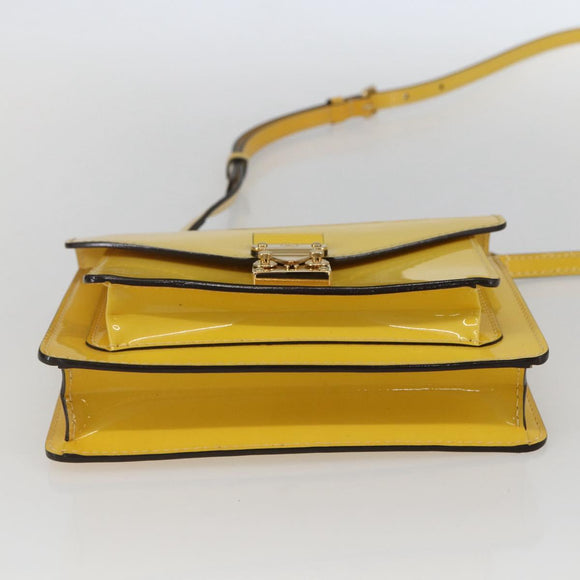 LOUIS VUITTON Monogram Vernis Monceau BB Hand Bag 2way Mimosa LV Auth 157331V