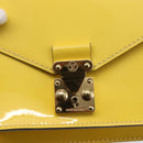 LOUIS VUITTON Monogram Vernis Monceau BB Hand Bag 2way Mimosa LV Auth 157331V-20