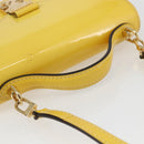 LOUIS VUITTON Monogram Vernis Monceau BB Hand Bag 2way Mimosa LV Auth 157331V-7