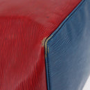 LOUIS VUITTON Epi Petit Noe Bag Tricolor Green Red blue M44147 LV Auth 157332-9