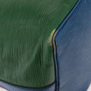 LOUIS VUITTON Epi Petit Noe Bag Tricolor Green Red blue M44147 LV Auth 157332-15