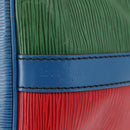 LOUIS VUITTON Epi Petit Noe Bag Tricolor Green Red blue M44147 LV Auth 157332-17