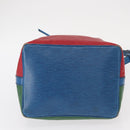 LOUIS VUITTON Epi Petit Noe Bag Tricolor Green Red blue M44147 LV Auth 157332-5