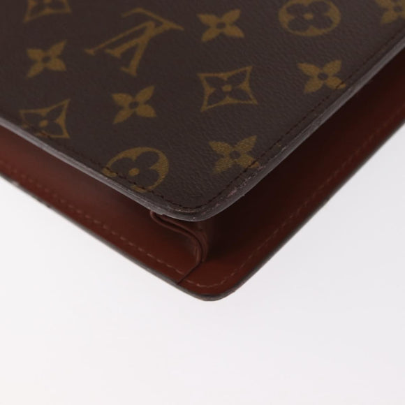 LOUIS VUITTON Monogram Porte Documents Bandouliere Bag M53338 LV Auth 157333
