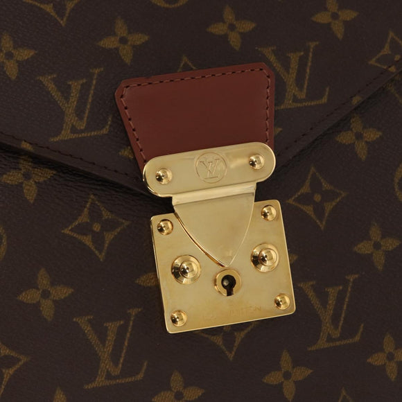 LOUIS VUITTON Monogram Porte Documents Bandouliere Bag M53338 LV Auth 157333