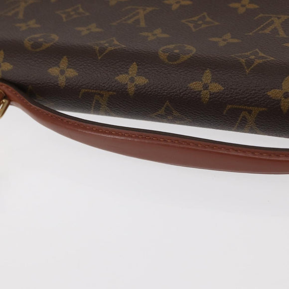 LOUIS VUITTON Monogram Porte Documents Bandouliere Bag M53338 LV Auth 157333