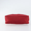PRADA Hand Pouch Nylon Red Auth 157334-5