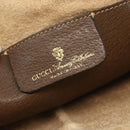 GUCCI GG Supreme Web Sherry Line Bag PVC Beige Gold 904 02 047 Auth 157335-18