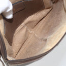 GUCCI GG Supreme Web Sherry Line Bag PVC Beige Gold 904 02 047 Auth 157335-10