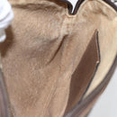 GUCCI GG Supreme Web Sherry Line Bag PVC Beige Gold 904 02 047 Auth 157335-20