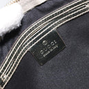 GUCCI GG Supreme Hand Bag PVC Leather White Gold 190258 Auth 157336-11