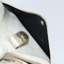 GUCCI GG Supreme Hand Bag PVC Leather White Gold 190258 Auth 157336-22