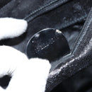 GUCCI Bamboo Hand Bag Enamel Black Gold 000 2122 0565 Auth 157337-20