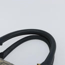 Christian Dior Trotter Canvas Mini Boston Bag Navy Gold Auth 157345-8