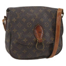 LOUIS VUITTON Monogram Saint Cloud GM Shoulder Bag M51242 LV Auth 157348-1