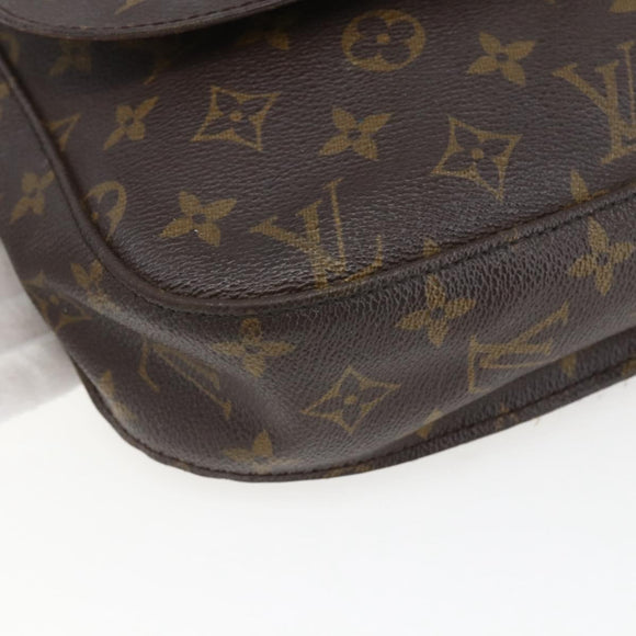 LOUIS VUITTON Monogram Saint Cloud GM Shoulder Bag M51242 LV Auth 157348
