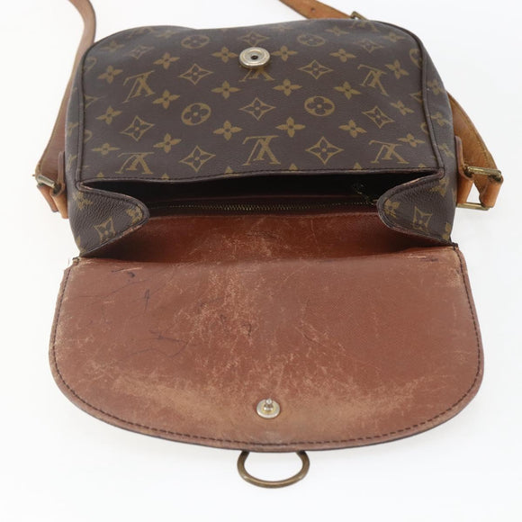 LOUIS VUITTON Monogram Saint Cloud GM Shoulder Bag M51242 LV Auth 157348