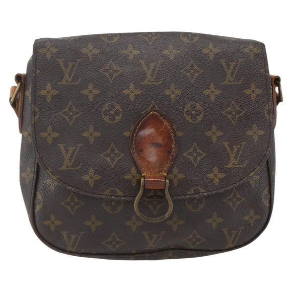 LOUIS VUITTON Monogram Saint Cloud GM Shoulder Bag M51242 LV Auth 157348
