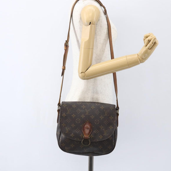 LOUIS VUITTON Monogram Saint Cloud GM Shoulder Bag M51242 LV Auth 157348