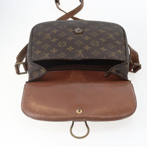 LOUIS VUITTON Monogram Saint Cloud GM Shoulder Bag M51242 LV Auth 157349