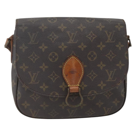 LOUIS VUITTON Monogram Saint Cloud GM Shoulder Bag M51242 LV Auth 157352