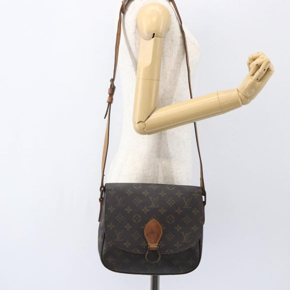 LOUIS VUITTON Monogram Saint Cloud GM Shoulder Bag M51242 LV Auth 157352